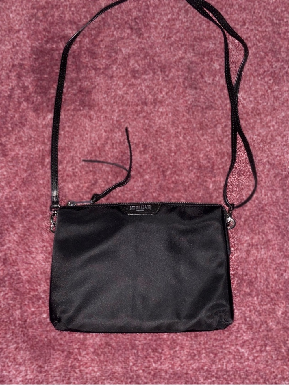 MZ Wallace Black Nylon Crossbody Purse